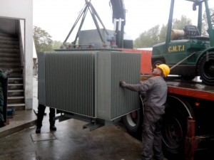 Installation d'un transformateur de 1600kva 