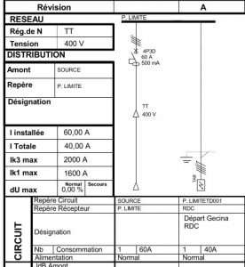Note électrique Bureau d'étude en Electricité du